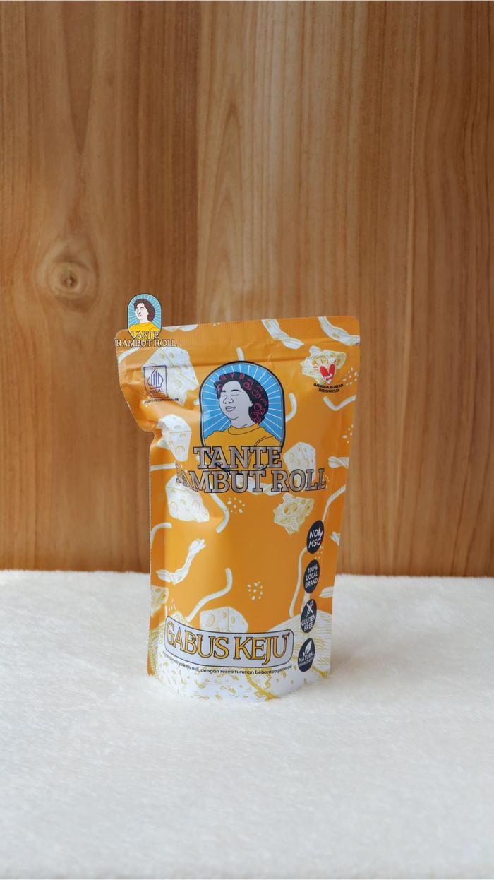 Gambar CURLY - Gabus Keju "Tante Rambut Roll" Premium Cheesestick Telor Gabus - Small dari Tante Rambut Roll undefined Tokopedia