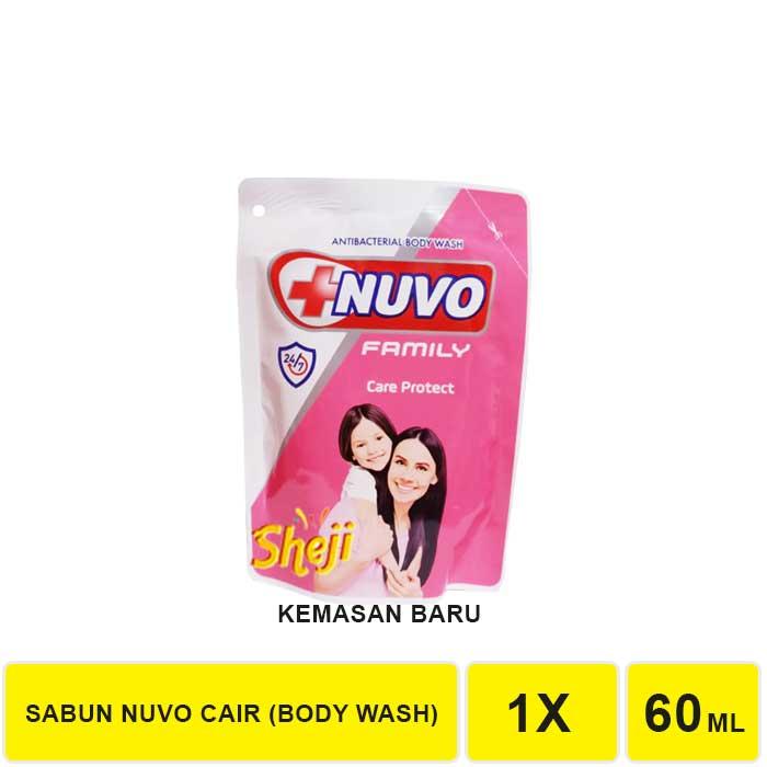 Gambar NUVO SABUN MANDI CAIR 60 ML / NUVO BODY WASH 60 ML - NUVO PINK dari Sheji undefined Tokopedia