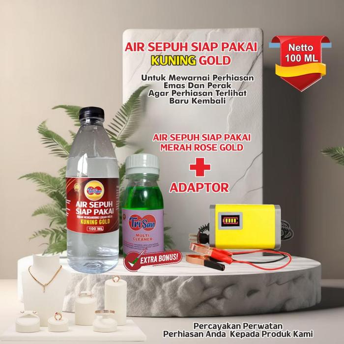 Gambar Promo Akhir Bulan Air Sepuh Emas Siap Pakai Cairan Perna Sepuhan - 100 ML dari vrans collect undefined Tokopedia