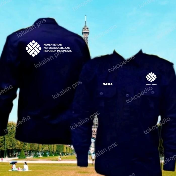 Gambar Terbaru seragam kemnaker kemeja kemnaker pdh kemnaker baju kemnaker dari pns lokal shop undefined Tokopedia