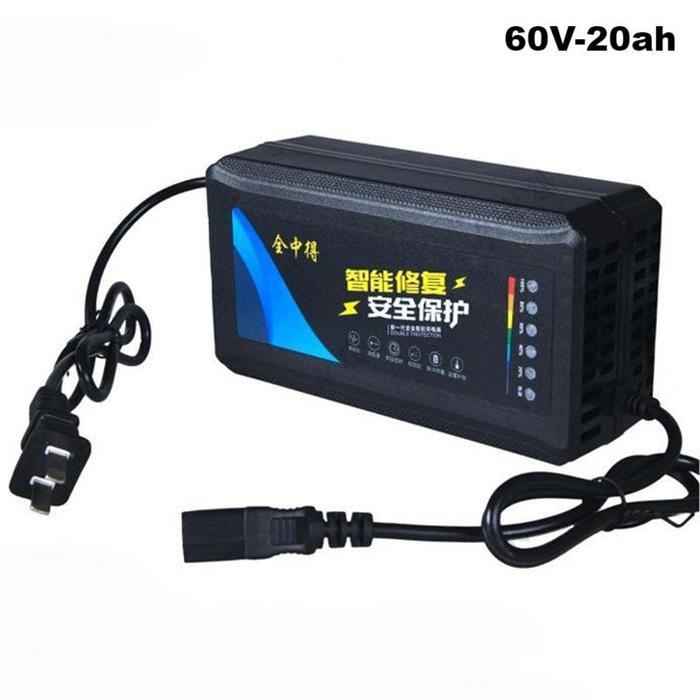 Gambar Charger Sepeda Listrik Charger Sepedah Listrik 48v 12ah 20ah 60v 20ah - 60V-20ah dari Momen Hati undefined Tokopedia