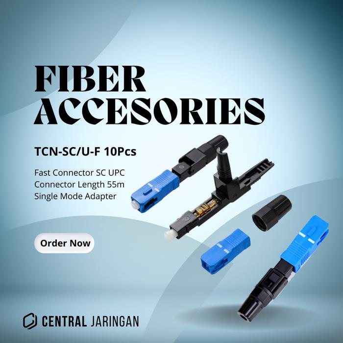 Jual Fast Connector SC UPC Fiber Optic SC/UPC FTTH 10 Pcs - Jakarta ...