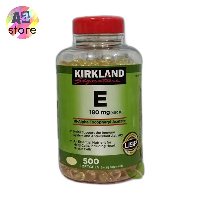 Gambar Kirkland vitamin E 400 iu 500 soft gell support immune system dari Aqilla Abella Store undefined Tokopedia