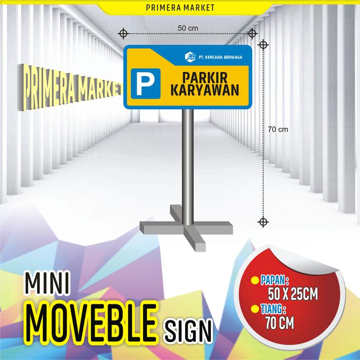 Gambar MINI MOVEBLE / PORTABLE SIGN PARKIR 70 CM - B dari PRIMERA MARKET undefined Tokopedia