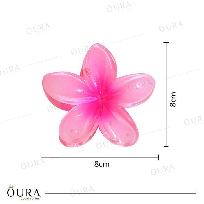 Gambar Jepit Rambut Bunga Kamboja Bali Flower Hair Clip Korean Style Aestheti - PINK dari Toko Emily Lewis undefined Tokopedia