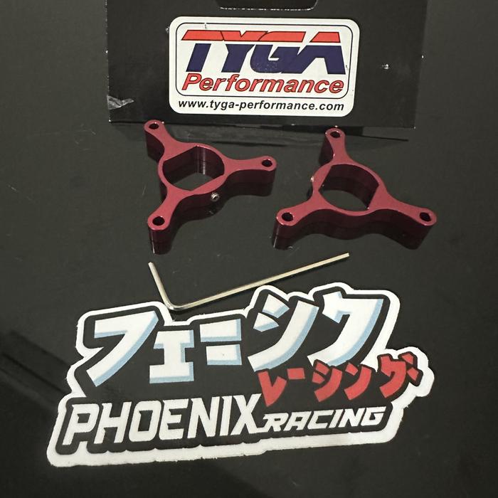 Gambar Preload Adjuster Shock depan TYGA Performance Nsr 250 MC28 MC21 - Red / Merah dari Phoenix Racing undefined Tokopedia