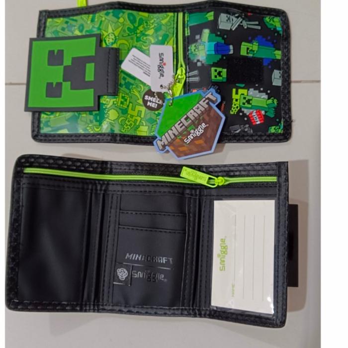 Gambar Smiggle Minecraft Wallet/Dompet Anak minecraft/Kado Smiggle dari einstein toys shopp undefined Tokopedia