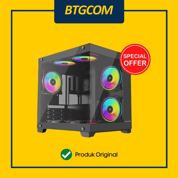 Gambar CASING M-ATX VENOMRX DAEMON CONTINENTAL S5 MICRO ATX PC CASE - Hitam dari btgcom Kota Denpasar Tokopedia