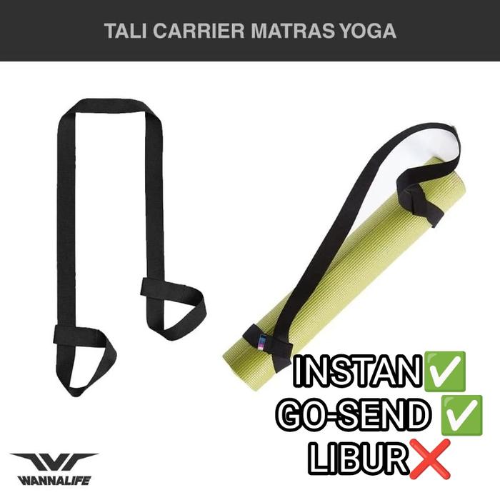 Gambar TALI CARIER STRAP TAS MAT SLING BAG TALI UNTUK MEMBAWA MATRAS YOGA WFI dari RAJATAKA STORE undefined Tokopedia