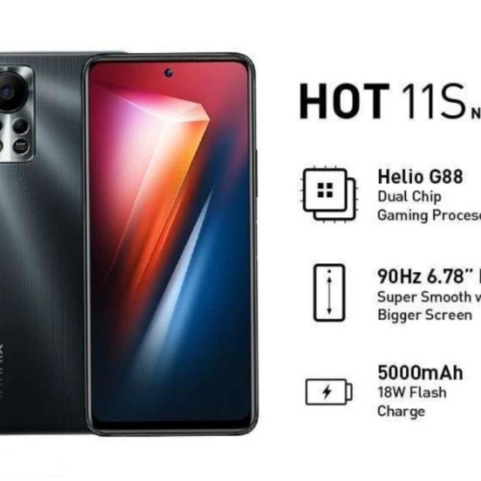 Gambar INFINIX HOT 11s NFC RAM 4/64 GB - Hitam dari Sahabat Phoneshop undefined Tokopedia