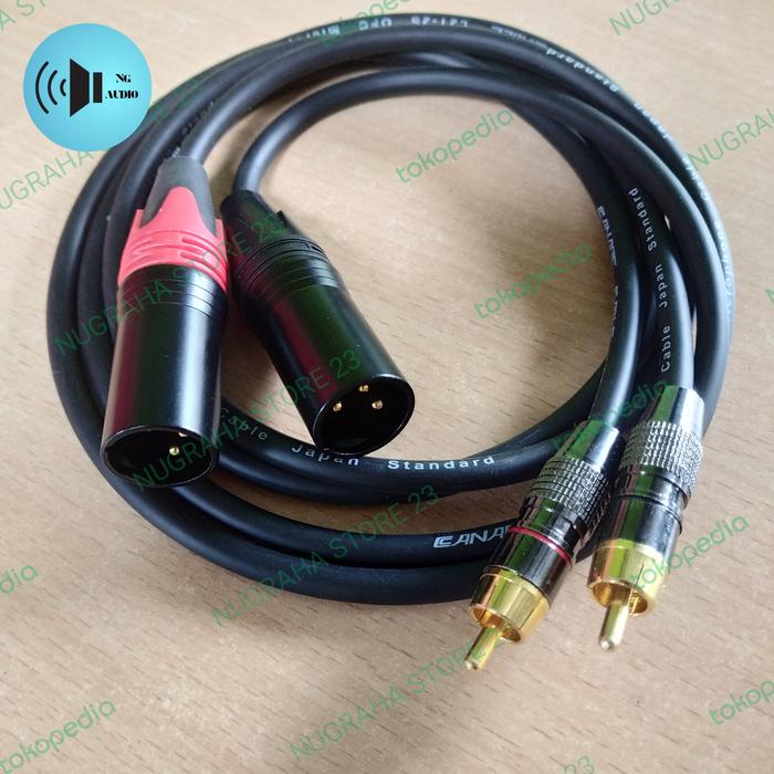 Gambar kabel mixer ke power rca male to Jack berkualitas - MALE TO RCA, 5 meter dari NUGRAHA STORE 36 undefined 2 Tokopedia