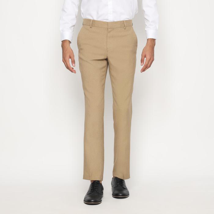 Gambar FR James Celana Panjang Formal Slim Fit Pria - KHAKI, 32 dari FR James Official Store undefined Tokopedia
