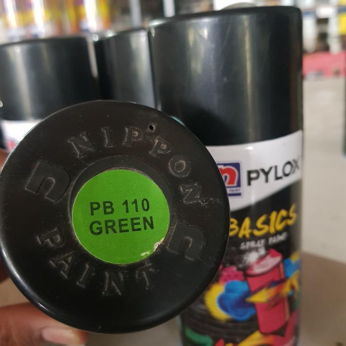 Gambar Pylox Basics Nippon Paint / cat semprot / cat spray - green dari Mahakam Putra undefined Tokopedia