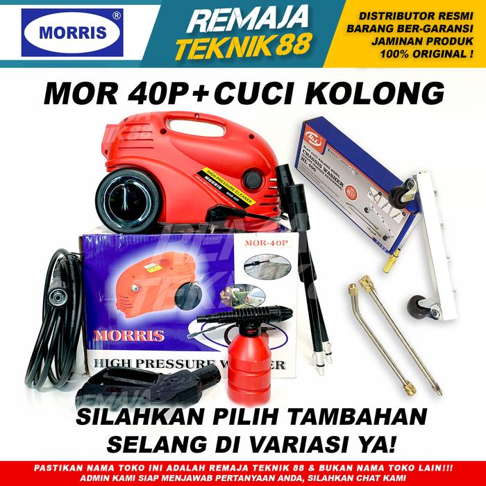 Gambar JET CLEANER MORRIS 40 P HIGH PRESSURE WASHER MESIN CUCI MOBIL MOTOR AC - + Cuci Kolong, Bawaan 5 Meter dari Remaja Teknik Jakarta undefined Tokopedia