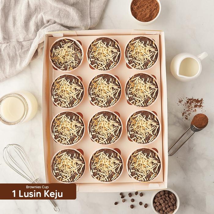 Gambar BROWNIES CUP 1 LUSIN | Mbun Brownies Panggang | Melted | Fudgy - Mix Topping, MELTED dari Mbun Brownies undefined 4 Tokopedia