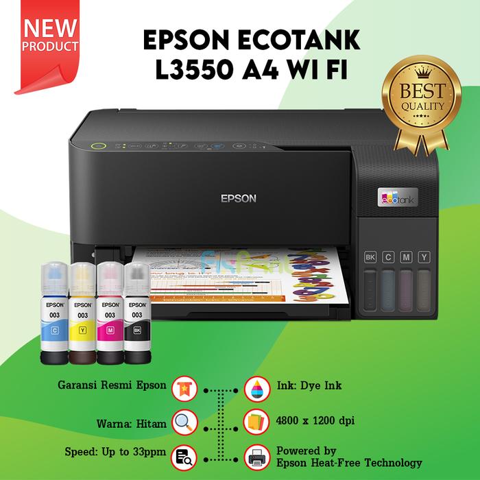 Jual Printer Epson Ecotank L3550 Multifungsi Print Scan Copy Wifi