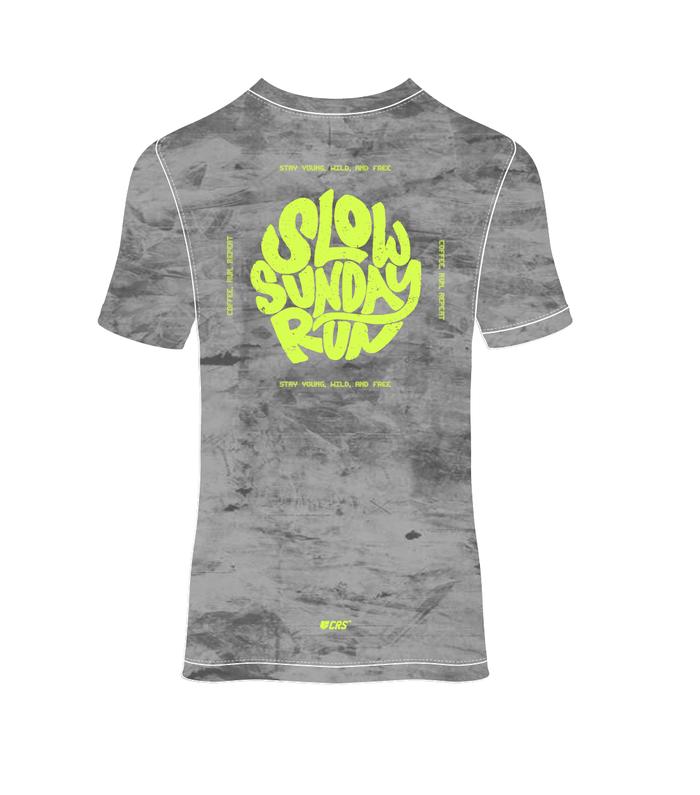 Gambar Slow Sunday Running Tee - Lengan Pendek, 4XS dari Coffeeridesociety undefined Tokopedia