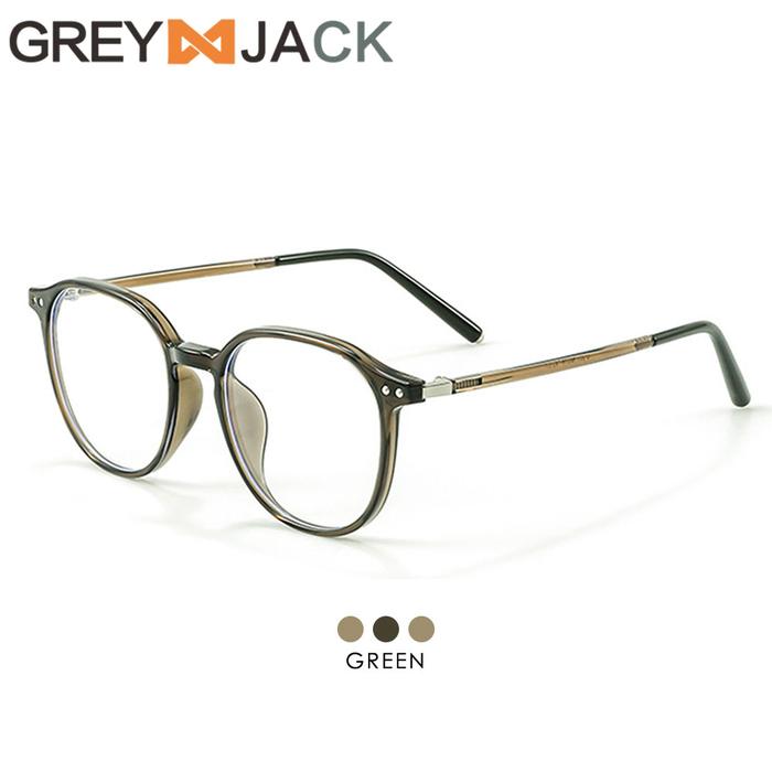 Gambar Grey Jack Kacamata Antiradiasi Blueray Oval TR90 Fashion Unisex 01223 - GREEN,  BLUERAY NORMAL dari Grey Jack Eyewear undefined Tokopedia