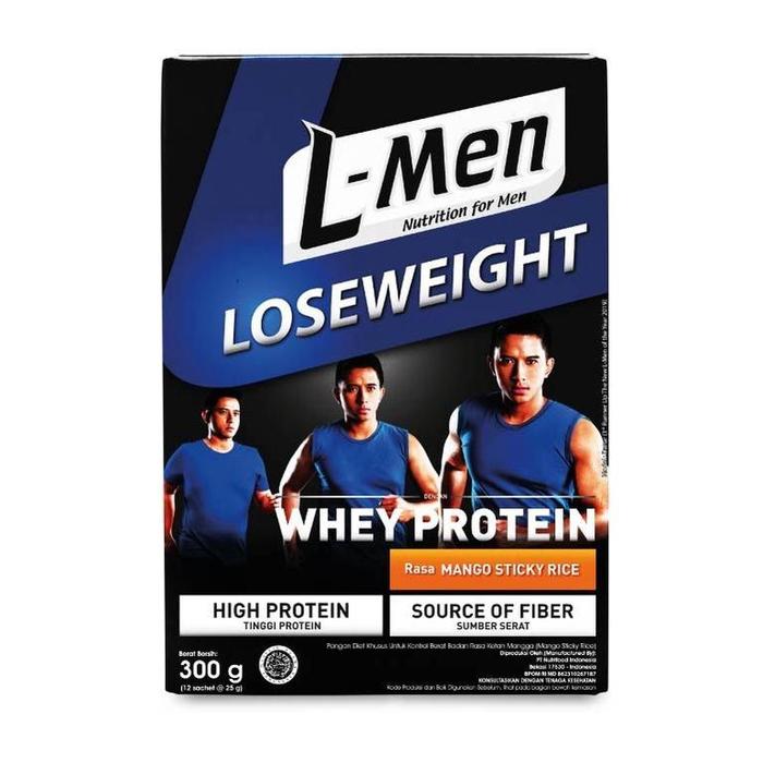 Gambar L-Men Lose Weight 300 Gram - Suplemen Penurun Berat Badan Tinggi Whey dari adaamstore undefined Tokopedia