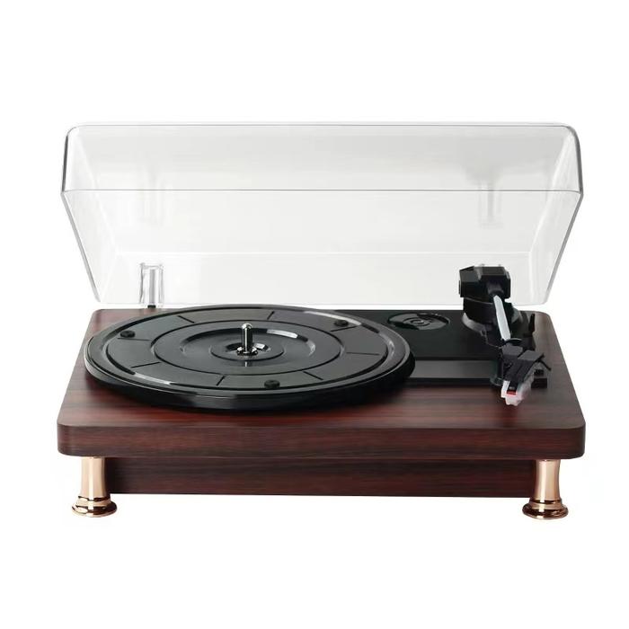 Gambar Vinyl Record Player Pemutar Piringan Hitam Gramophone Koper Bluetooth - Kayu Bluetooth dari Nofunid undefined Tokopedia