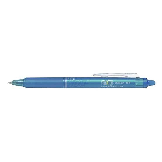 Gambar Pulpen Pilot Frixion Clicker bisa dihapus 100% Original - Light Blue , 0.5 dari atkworld undefined Tokopedia
