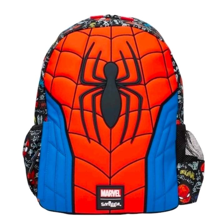 Gambar Tas Smiggle Spiderman Black Hoodie Backpack/Tas Ransel Anak/Kado dari einstein toys shopp undefined Tokopedia