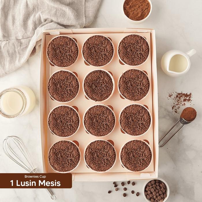 Gambar BROWNIES CUP 1 LUSIN | Mbun Brownies Panggang | Melted | Fudgy - Mesis, MELTED dari Mbun Brownies undefined Tokopedia