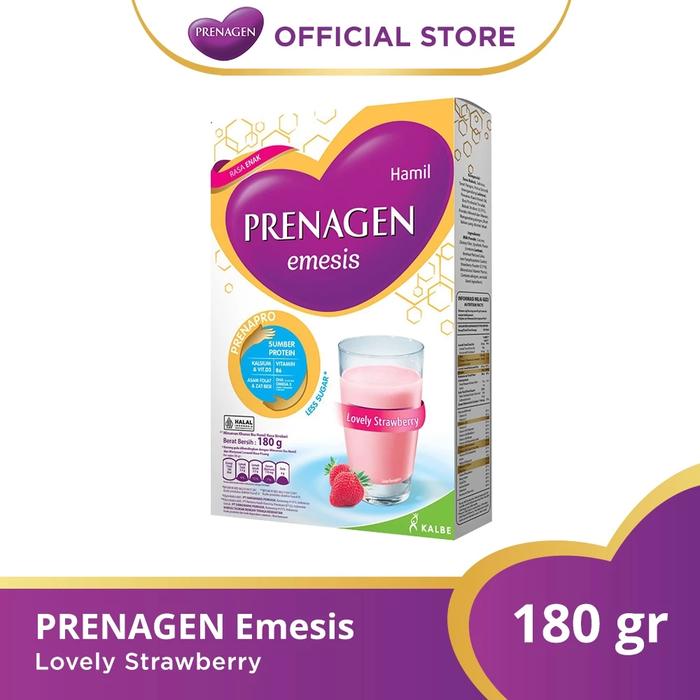 Gambar PRENAGEN EMESIS 180 gr - TAHAP 1 Susu Ibu Hamil Saat Mual dan Muntah - LOVELY STRAWBER dari Azni Supermarket Pekanbaru Riau undefined Tokopedia