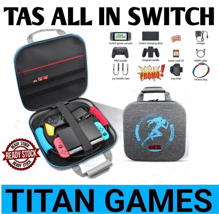 Dgmindia Nintendo Switch And Fit Ring Bundle Switch Ring-Con Bag