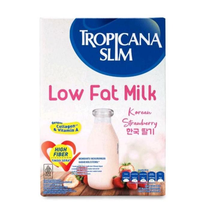 Gambar Promo Tropicana Slim Low Fat Milk 500gr (Exp 2025) - Strawberi, 500gr dari adaamstore undefined Tokopedia