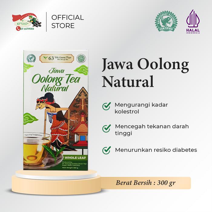 Gambar Teh 63 Jawa Oolong Natural 300gr dari Online Toko Teh 63 undefined Tokopedia