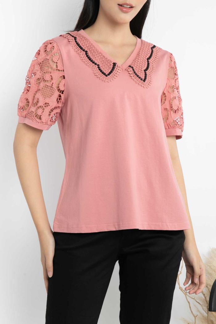 Gambar *Ready Stok* SISTER'S - Atasan Kaos Y8669 (ZE) - Pink, 5L dari Sisters Fashion Group undefined Tokopedia