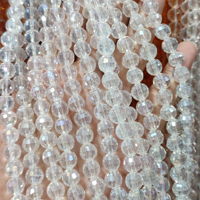 Gambar Crystal Donat Ceko 4mm putih Series - Putih, 10 dari Beads jewellery undefined Tokopedia