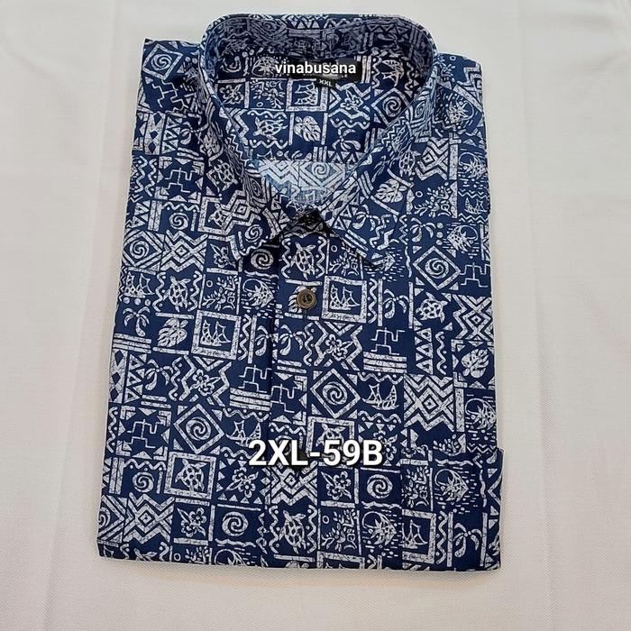 Gambar Kemeja pria kemeja big size XXL lengan pendek - 2XL59B, XXL dari VINA BUSANA undefined Tokopedia