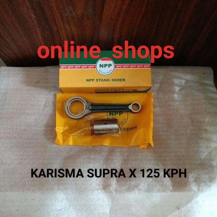 Gambar Tiang sokar conrod stang seher karisma supra x 125 KPH NPP dari online shops. undefined Tokopedia