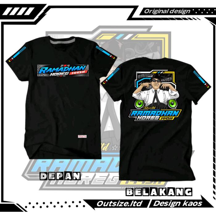 Gambar KAOS T-SHIRT RAMADHAN HOREG 1445H KAOS URBAN STYLE BIGSIZE M L XL 2XL - Hitam, L dari OUTSIZE LTD undefined Tokopedia