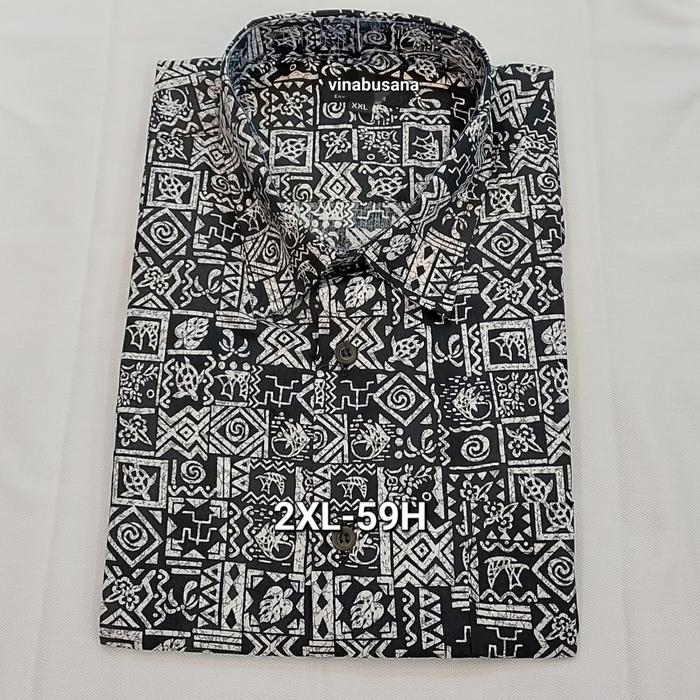 Gambar Kemeja pria kemeja big size XXL lengan pendek - 2XL59H, XXL dari VINA BUSANA undefined Tokopedia