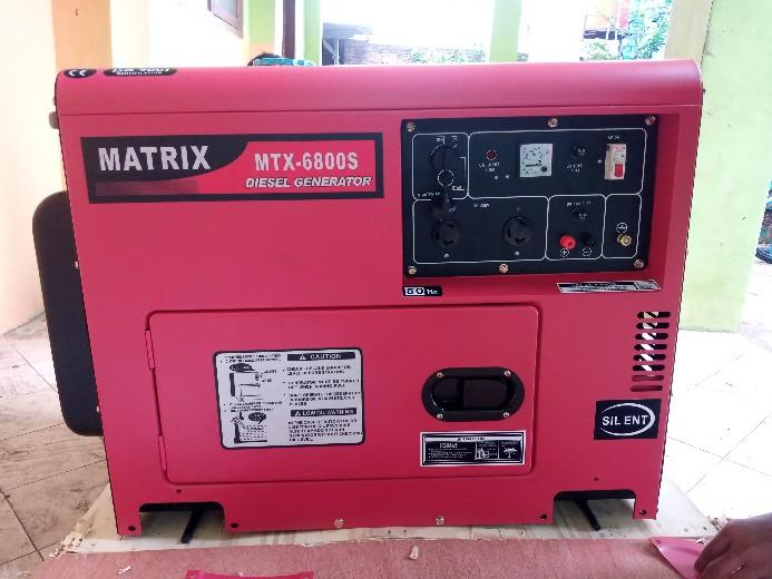 Jual Generator Listrik / Genset Diesel Matrix MT 6800 S - 5000 watt ...
