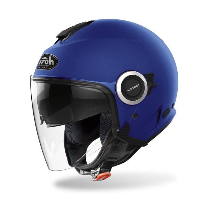 Jual Helm airoh helios blue matt Helm half face airoh Helios