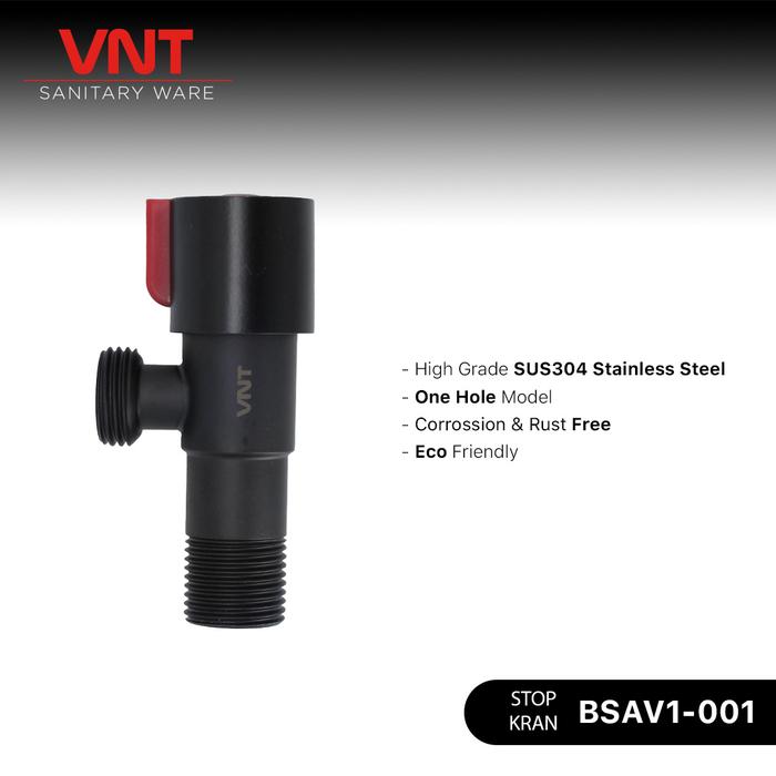 Gambar VNT Stop Kran Stainless 1/2 Inch Shower 1 Lubang Angle Valve Keran dari VNT Sanitary Indonesia. undefined Tokopedia