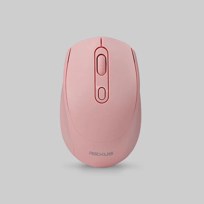 Gambar Rexus Q35 Mouse Wireless Bluetooth Dual Mode Office Silent Click - Merah Muda dari JAYASAKTI BLOK M undefined Tokopedia