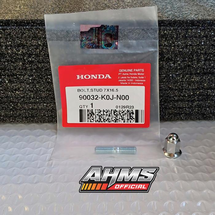 Gambar Baut Tanam Mur Knalpot Vario 150 125 BeAT Deluxe K1A Original AHM - GENIO ( K0J ) dari AHMS Ofc undefined Tokopedia