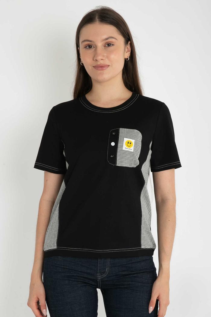 Gambar *Ready Stok* SISTER'S - Atasan Kaos 7182 (CAP) - Hitam, M dari Sisters Fashion Group undefined Tokopedia