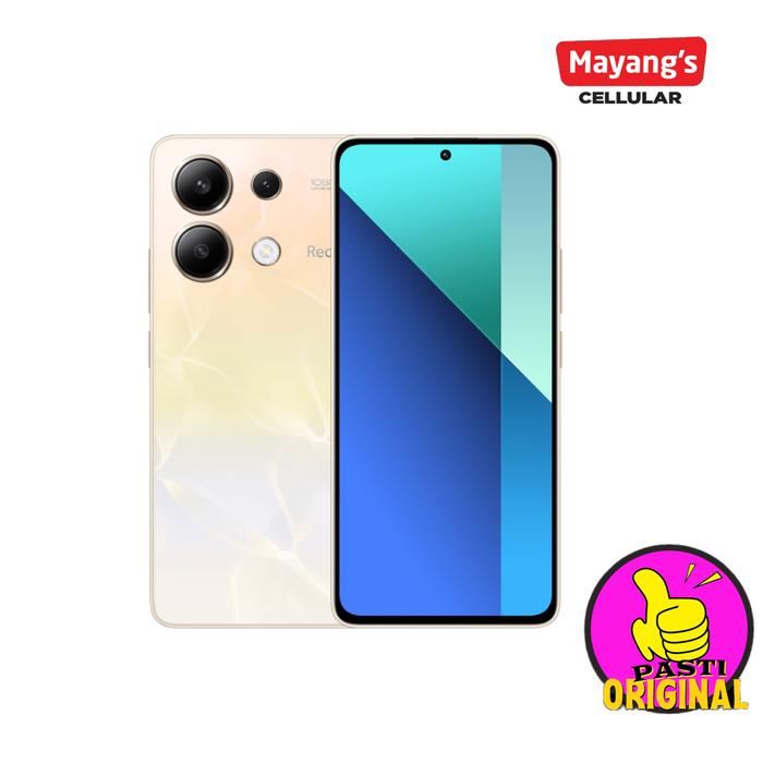 Gambar Xiaomi Redmi Note 13 4G 8/256GB Garansi Resmi 1 Tahun - GOLD, 8/256 GB dari Mayang’s Cellular undefined Tokopedia