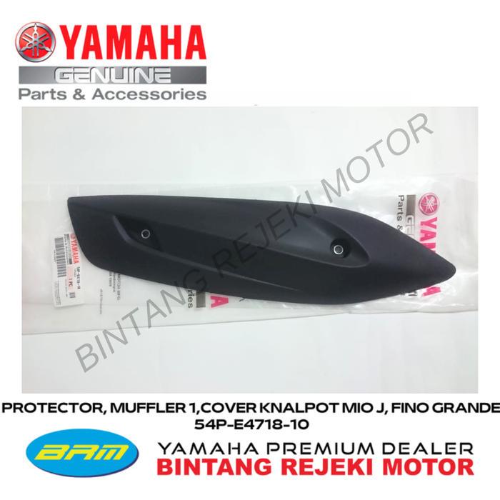 Gambar PROTECTOR, MUFFLER 1,COVER KNALPOT MIO J, FINO GRANDE 54P-E4718-10 dari Yamaha Bintang Rejeki Motor undefined Tokopedia