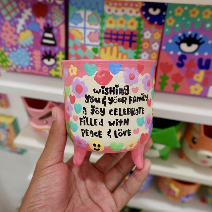 Gambar Hampers Idul Fitri Pot & Kaktus Cloky Cactus Special Series - Pink dari Cloky Art Studio undefined Tokopedia