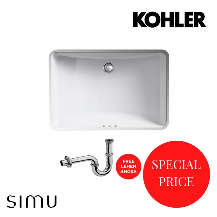 Gambar KOHLER Wastafel Lavatory Ladena Undercounter 2215ID-0 dari SIMU Online undefined Tokopedia