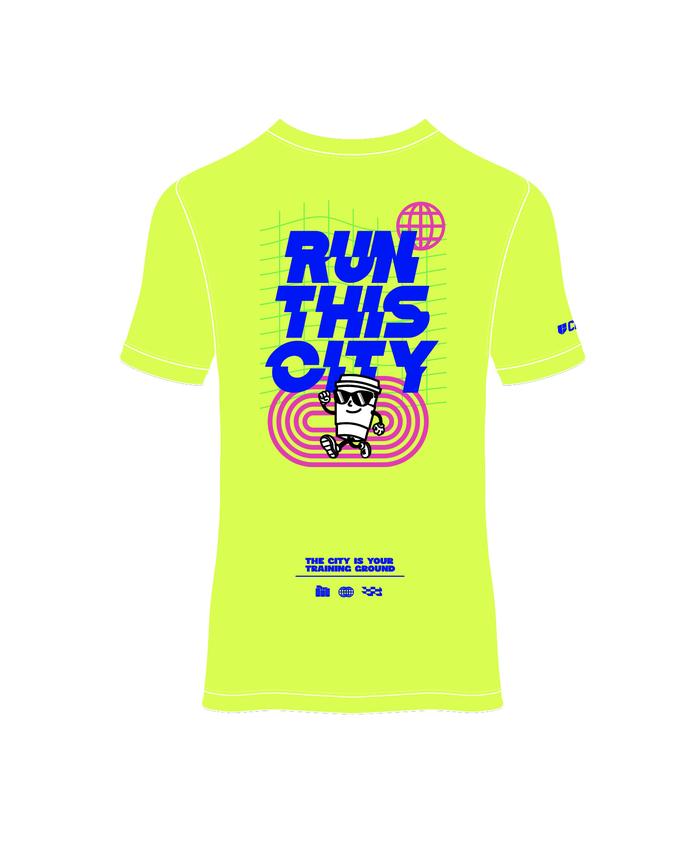 Gambar Run This City Running Tee Neon - Lengan Pendek, 2XS dari Coffeeridesociety undefined Tokopedia