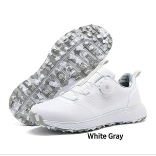 Gambar Sepatu Golf Tali BOA Pria Wanita Shoes Golf X19 White Grey - White Gray, Size 42 dari Azka Putra -Shop undefined Tokopedia