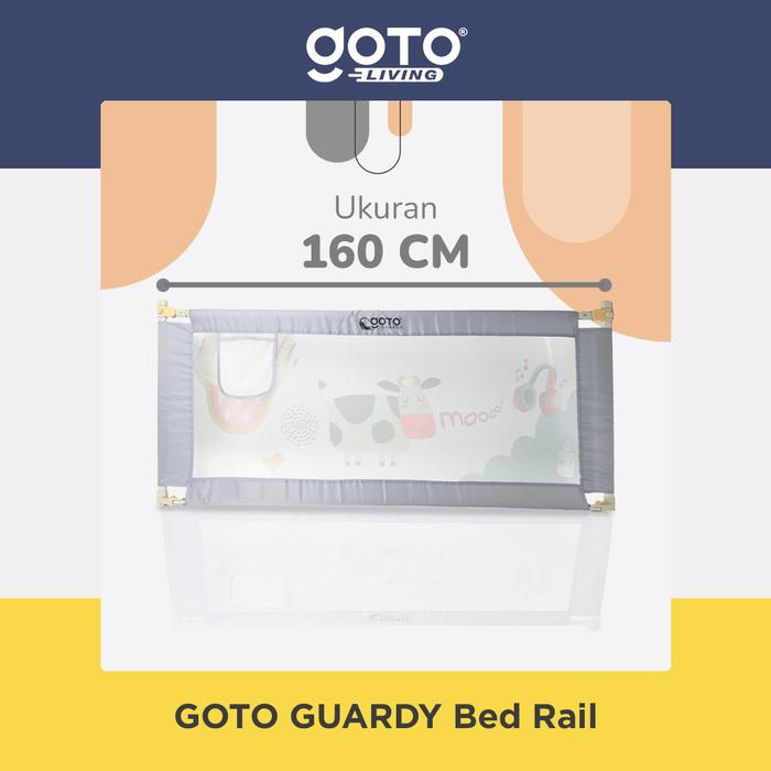 Gambar Goto Guardy Baby Bedrail Pembatas Pengaman Pagar Kasur Tidur Bayi - 160 CM dari Goto.Indonesia undefined Tokopedia